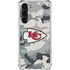 NFL Kansas City Chiefs Camo Galaxy S24 FE Clear Case